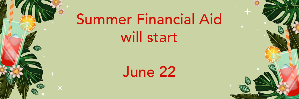 financial aid charge period starts june 22